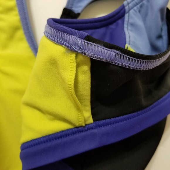 Prana bikini top Medium Isma colorblock racerback keyhole sport inspired swim - Picture 13 of 16